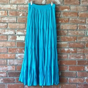 Blue Maxi Skirt